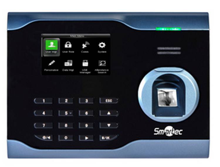 Терминал учета рабочего времени биометрический SMARTEC ST-FT161EM со сканером отпечатка