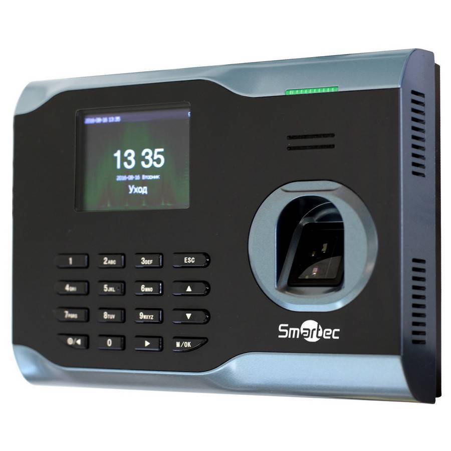 Терминал учета рабочего времени биометрический SMARTEC ST-FT161EM со сканером отпечатка